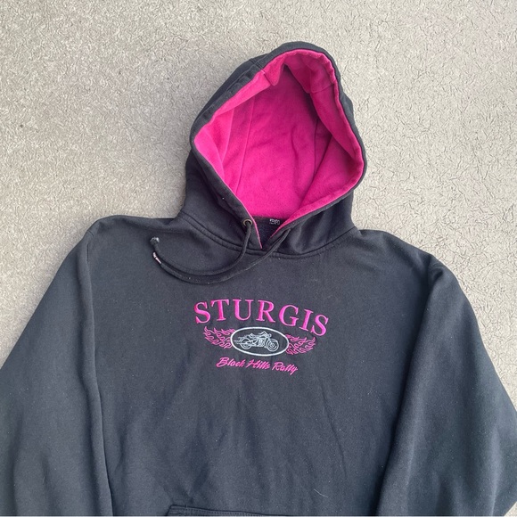Vintage Sturgis Rally Hoodie - Picture 2 of 3